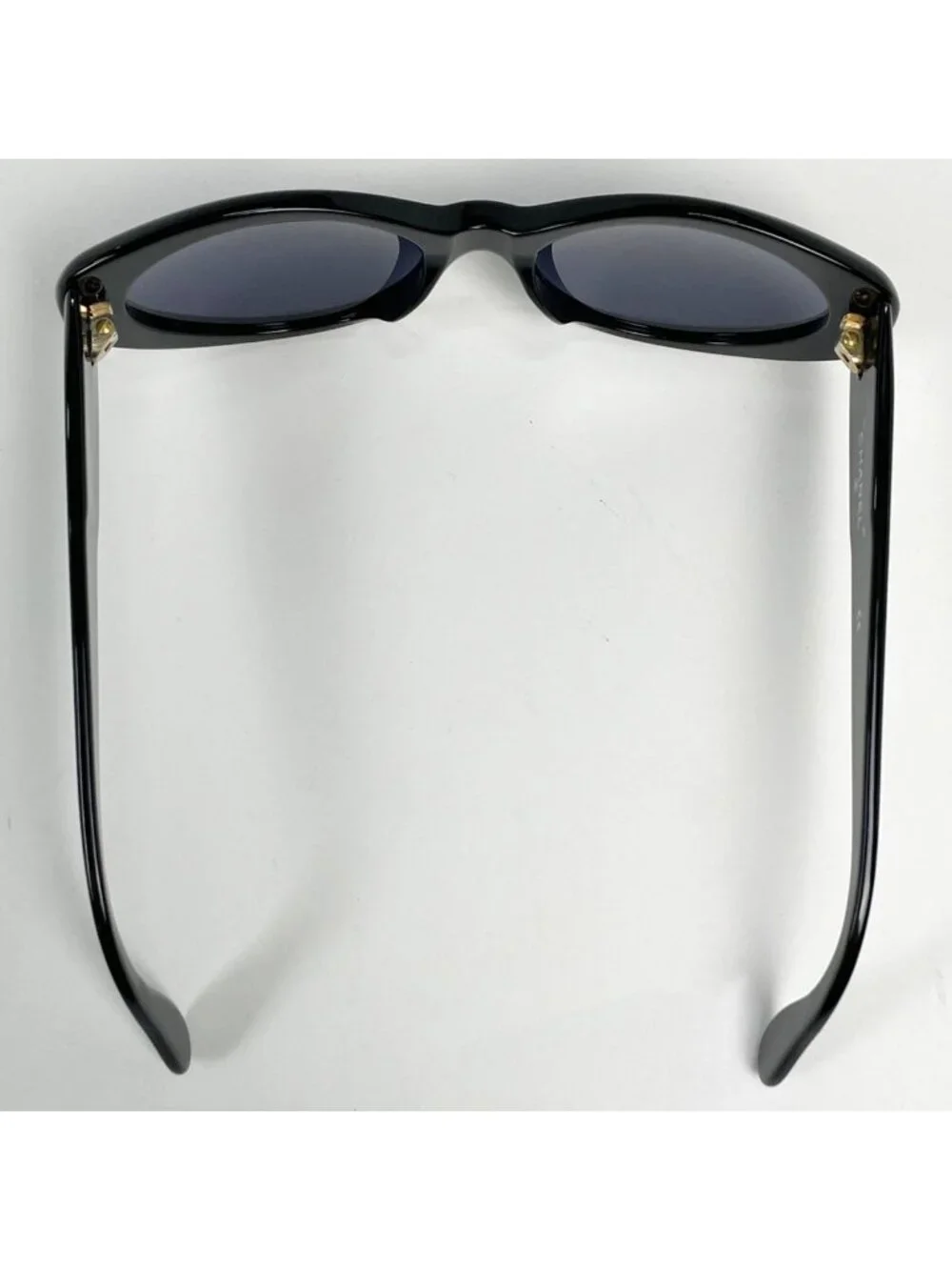 Chanel Sunglasses CC Logo Eyewear Acetate Black